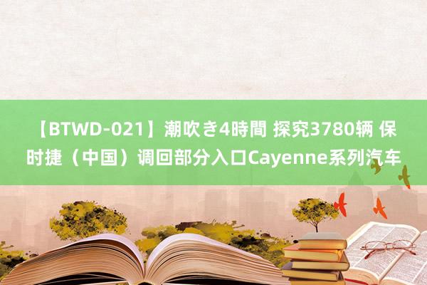 【BTWD-021】潮吹き4時間 探究3780辆 保时捷（中国）调回部分入口Cayenne系列汽车