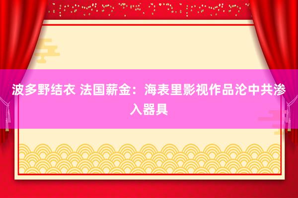 波多野结衣 法国薪金：海表里影视作品沦中共渗入器具