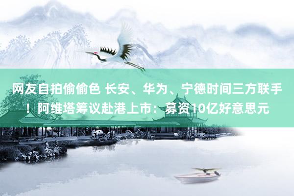 网友自拍偷偷色 长安、华为、宁德时间三方联手！阿维塔筹议赴港上市：募资10亿好意思元