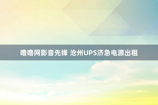 噜噜网影音先锋 沧州UPS济急电源出租