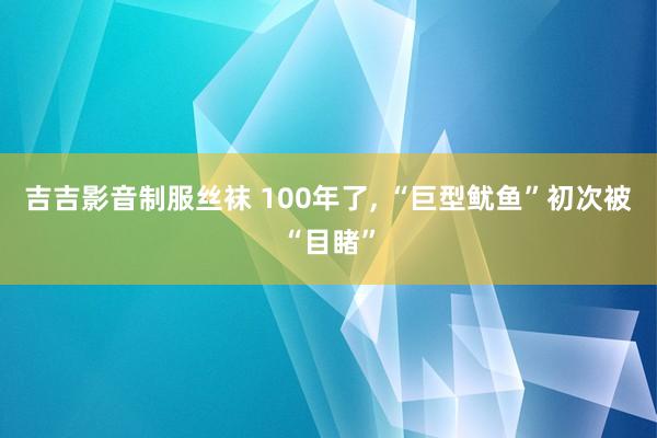 吉吉影音制服丝袜 100年了, “巨型鱿鱼”初次被“目睹”